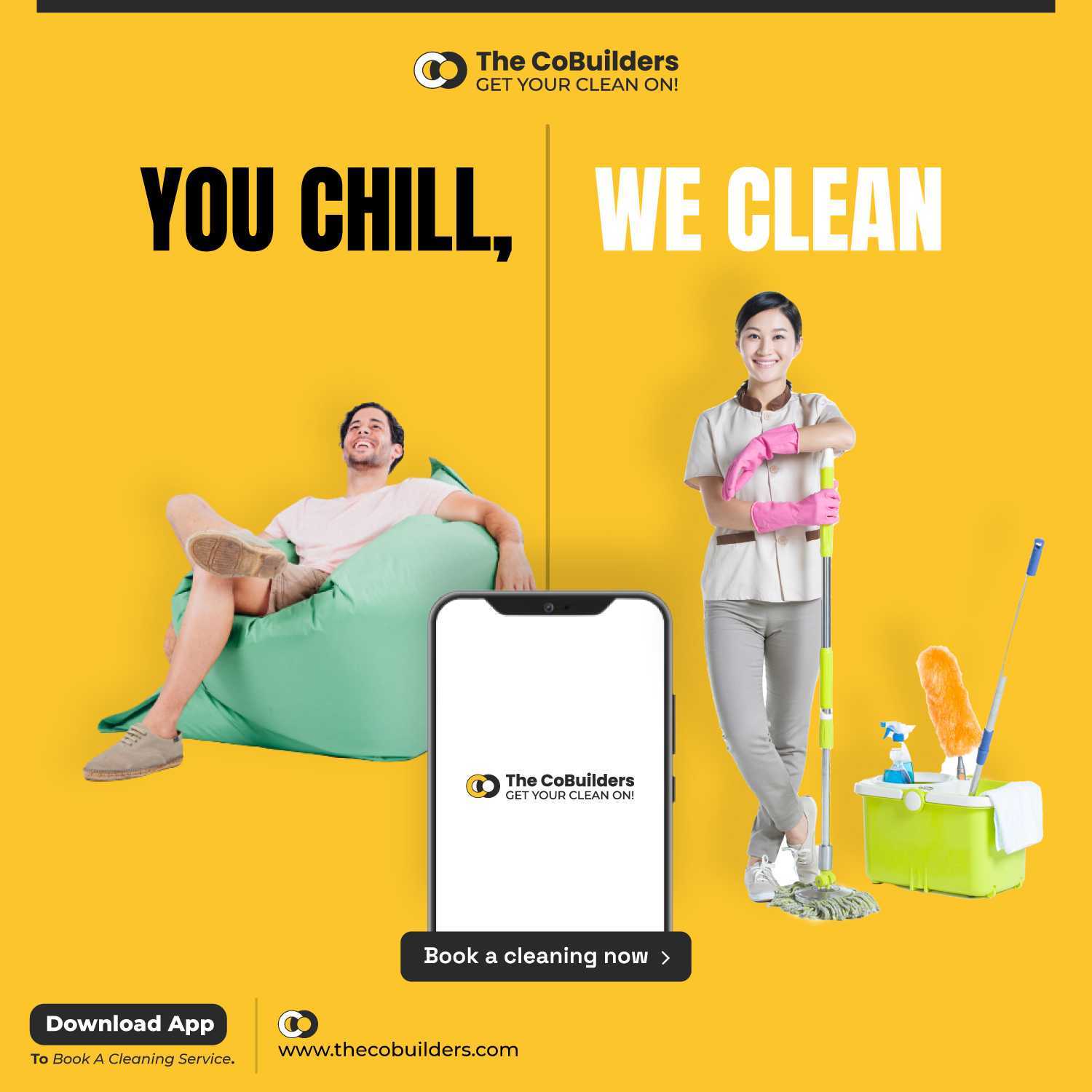 house cleaning ad design