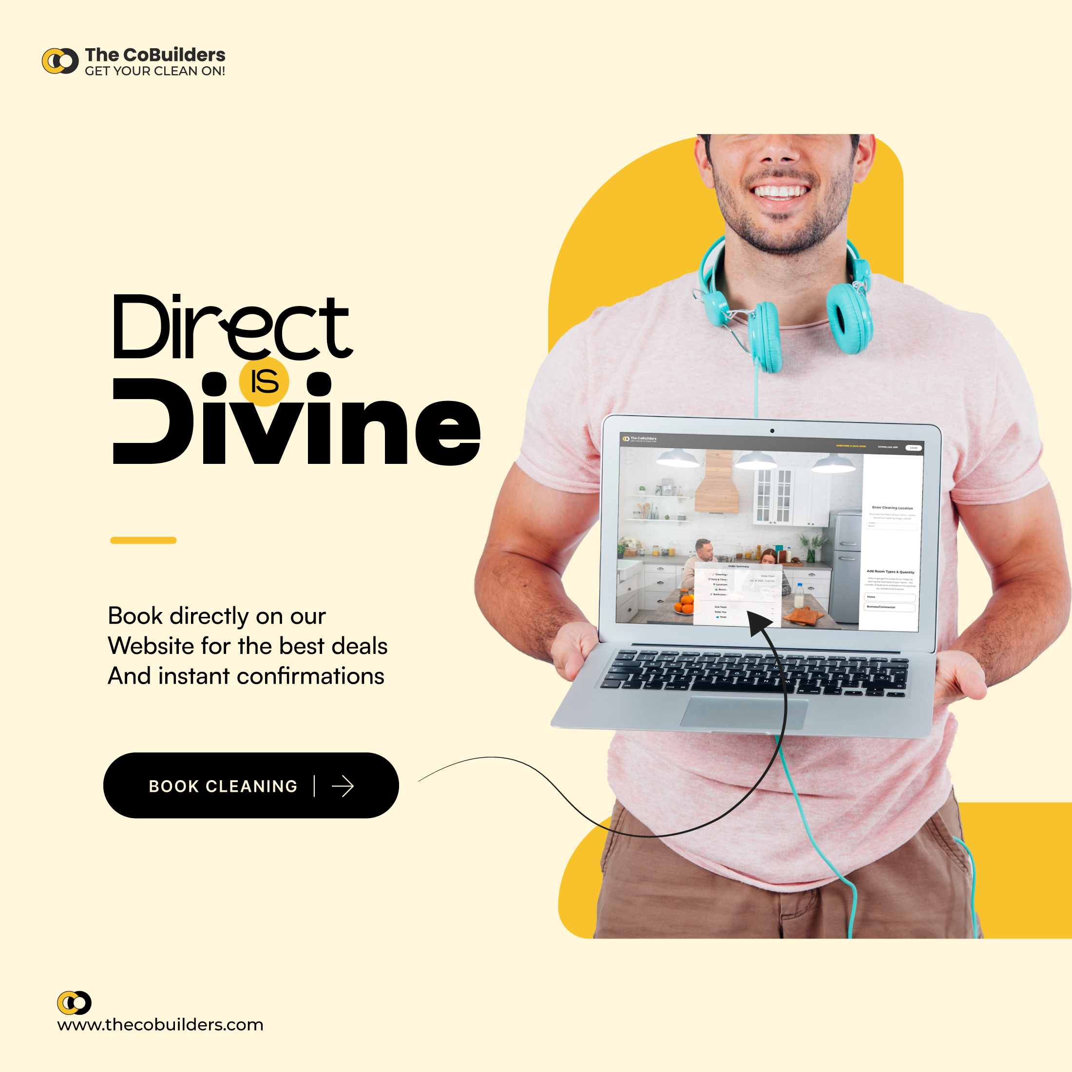 direct is divine Book directly on our website.