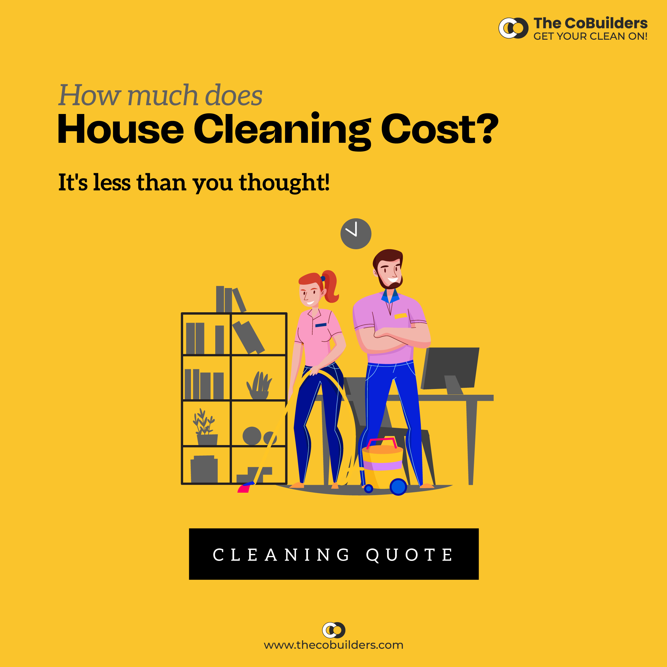 house cleaning services marketing design